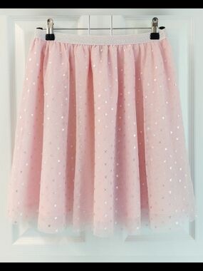 GAP - Pink Star-Print Tulle Skirt